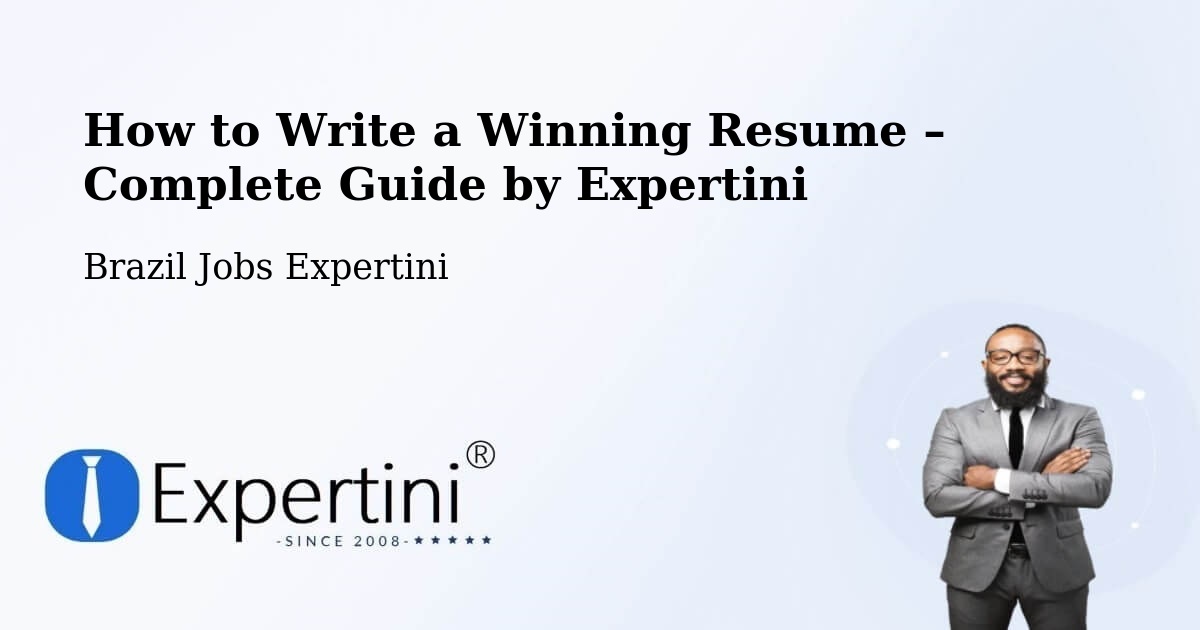 Resume Writing Guide for Job Seekers – Rio Branco - Rio Branco, Brazil Jobs Expertini